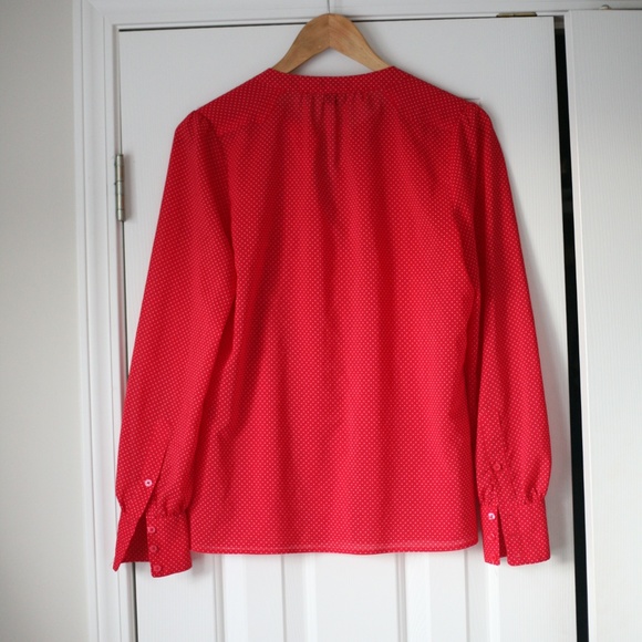 ❤️ J. Crew Red Button Down Shirt - Picture 3 of 4